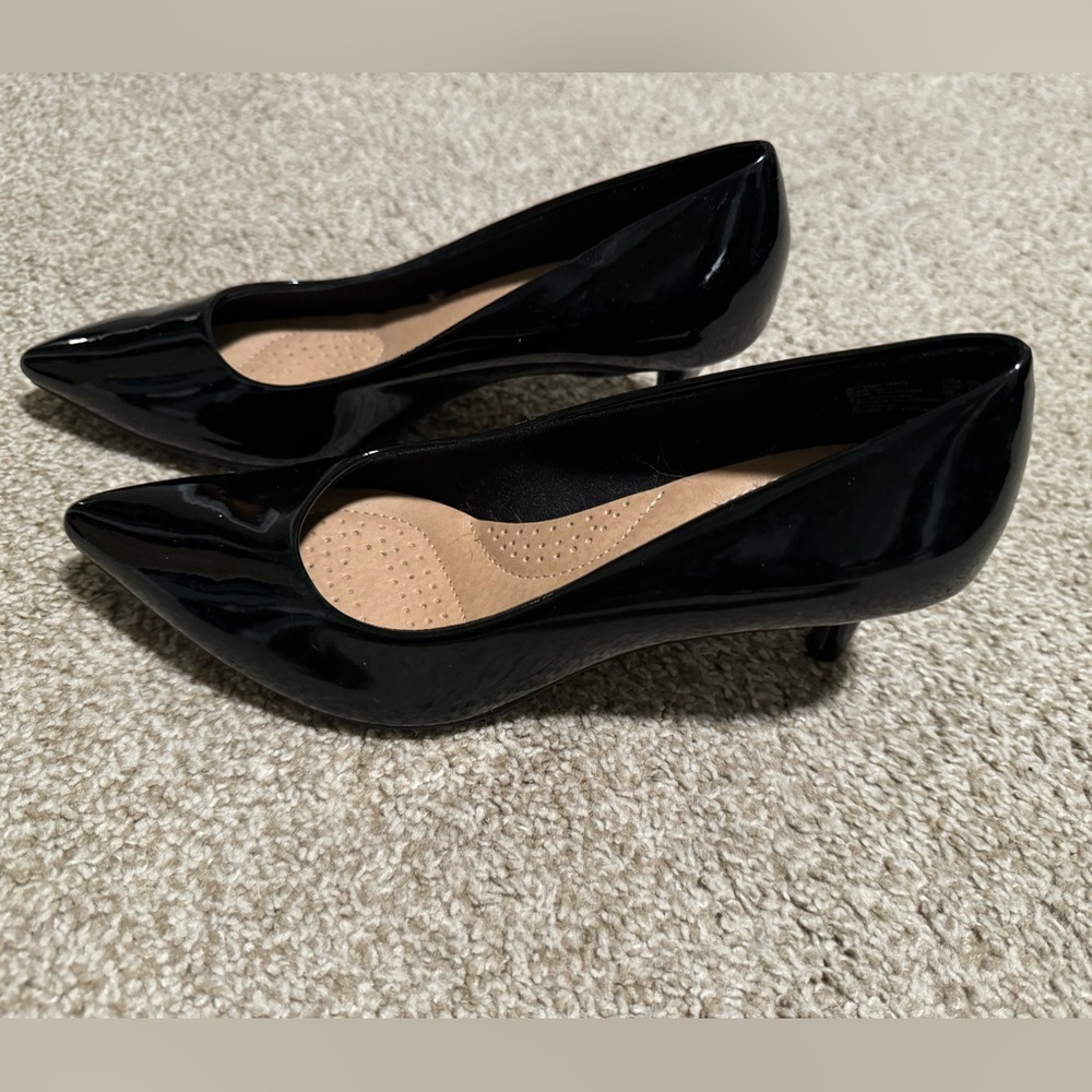 Worn one time short heel